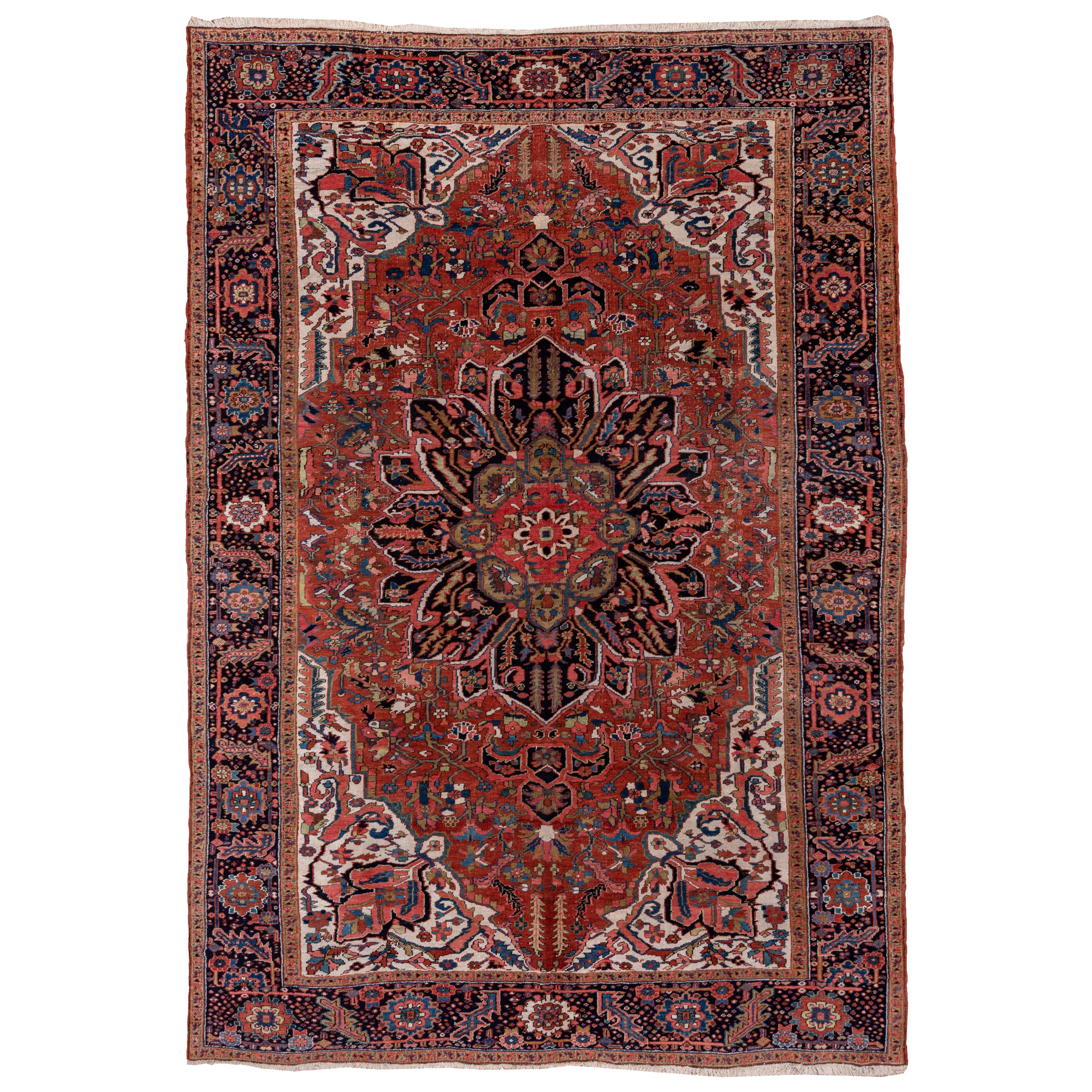 Early 20th Century Heriz Carpet