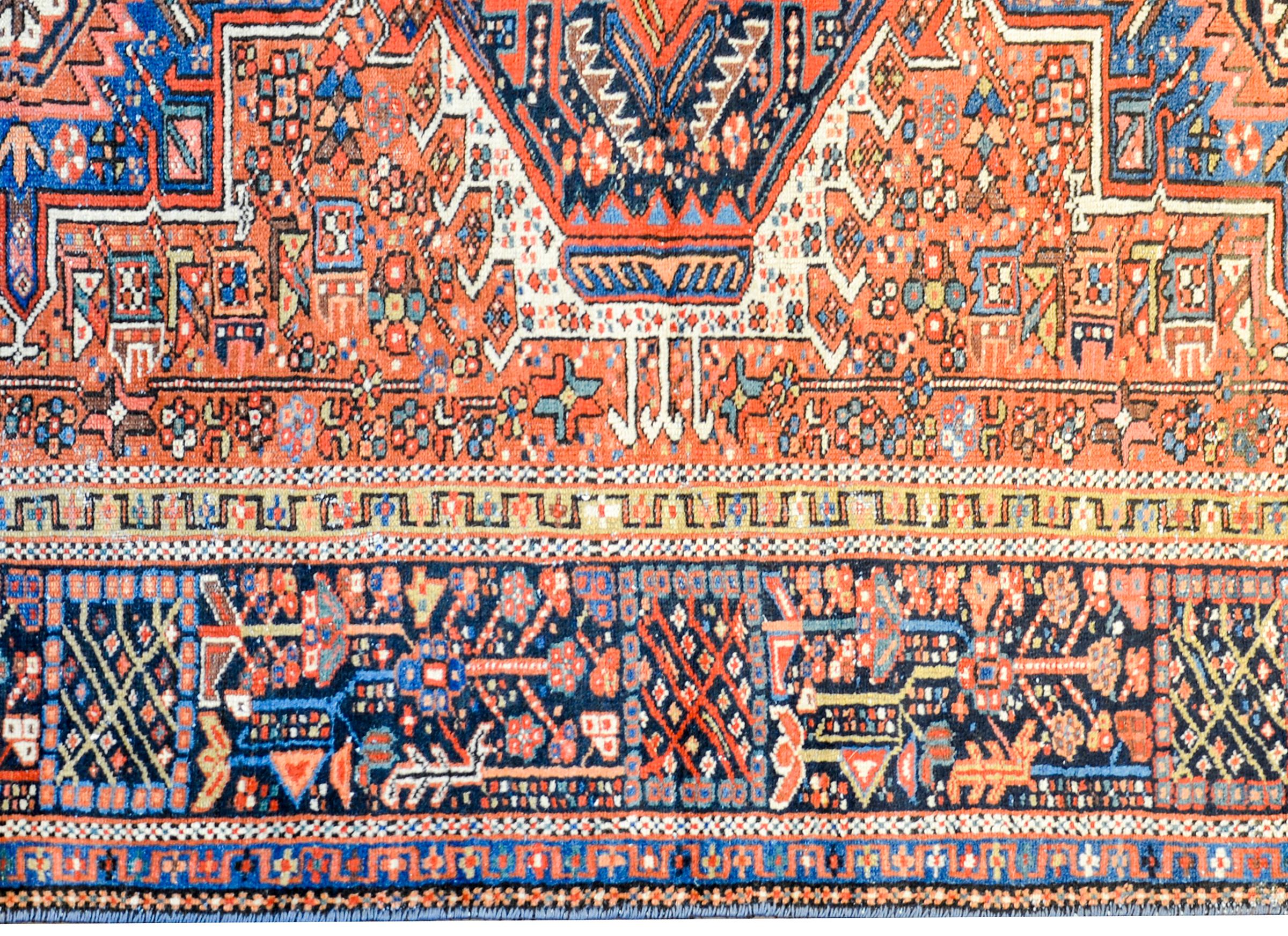 Persian Early 20th Century Heriz Rug For Sale