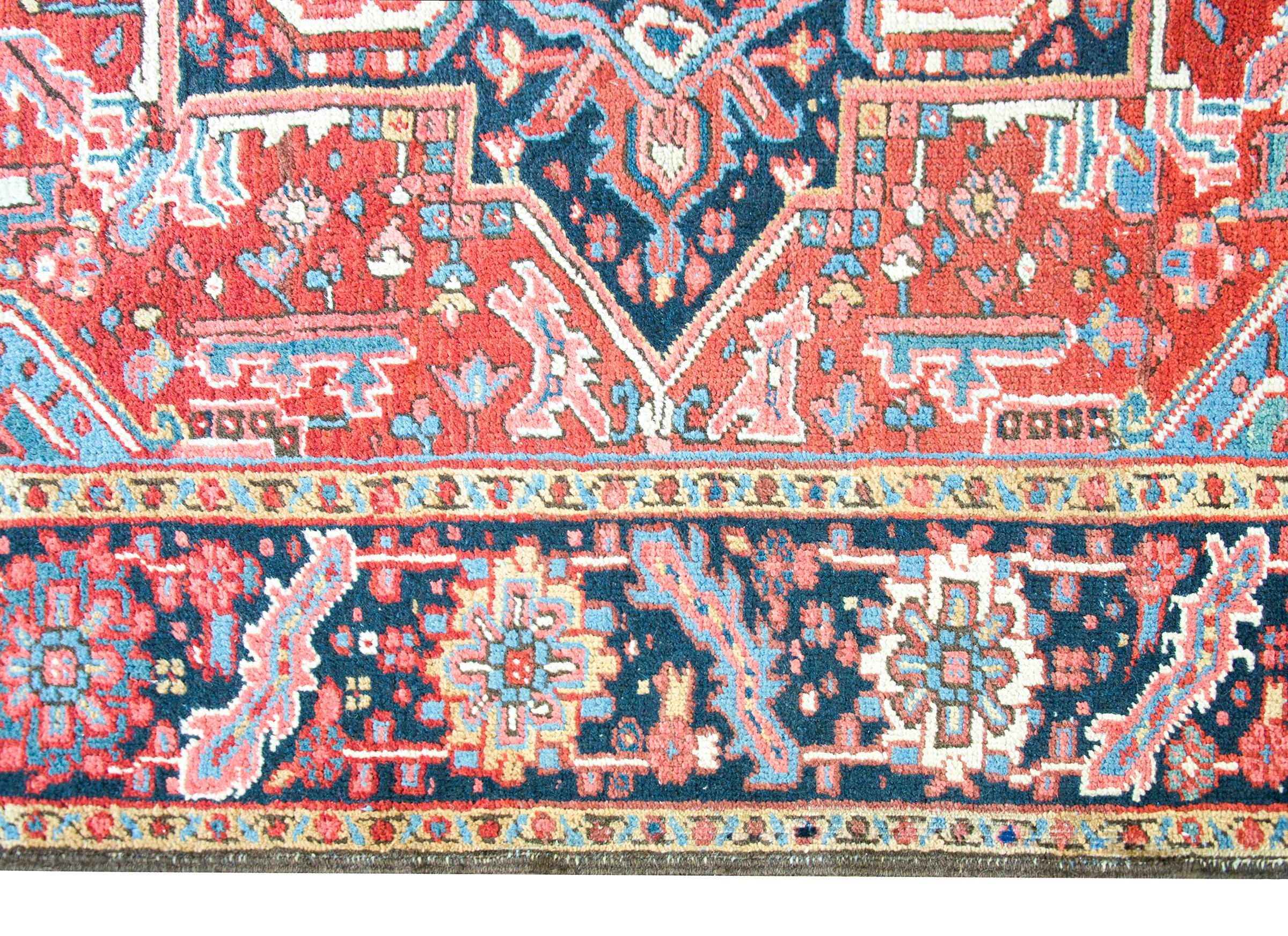 Persian Early 20th Century Heriz Rug For Sale
