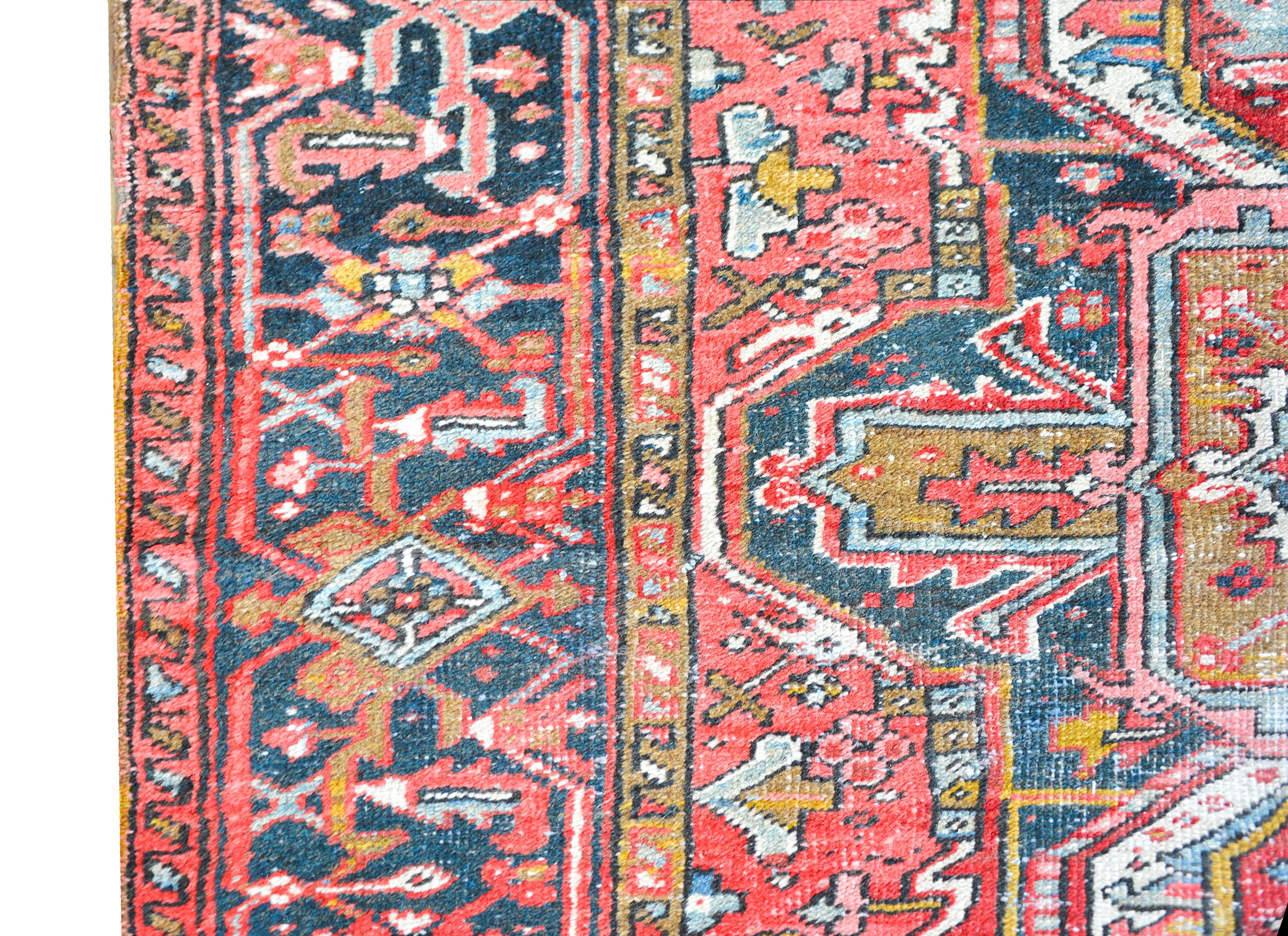 Mid-20th Century Early 20th Century Heriz Rug For Sale