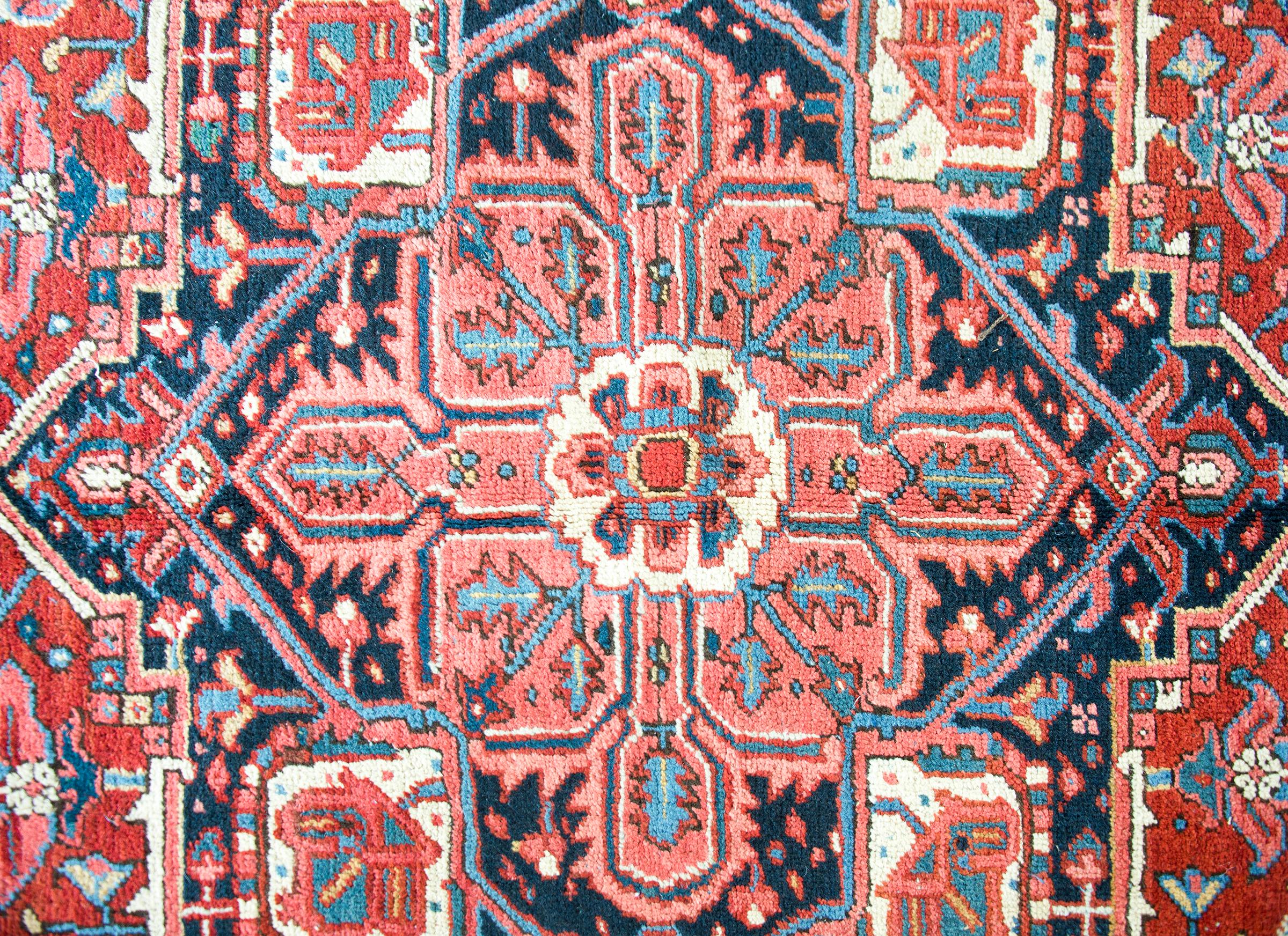 Mid-20th Century Early 20th Century Heriz Rug For Sale