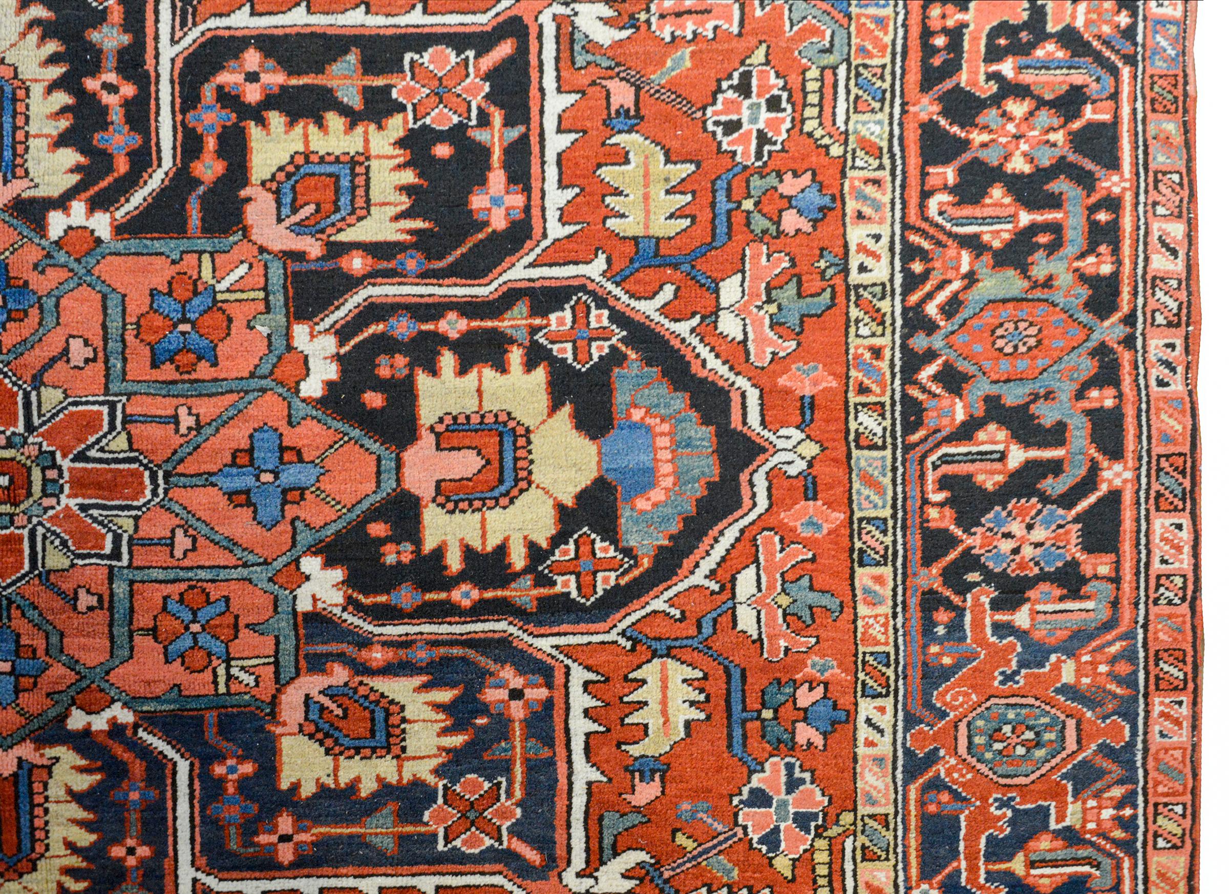 Early 20th Century Heriz Rug 1