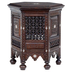 Early 20th Century Hexagonal Moorish Side Table