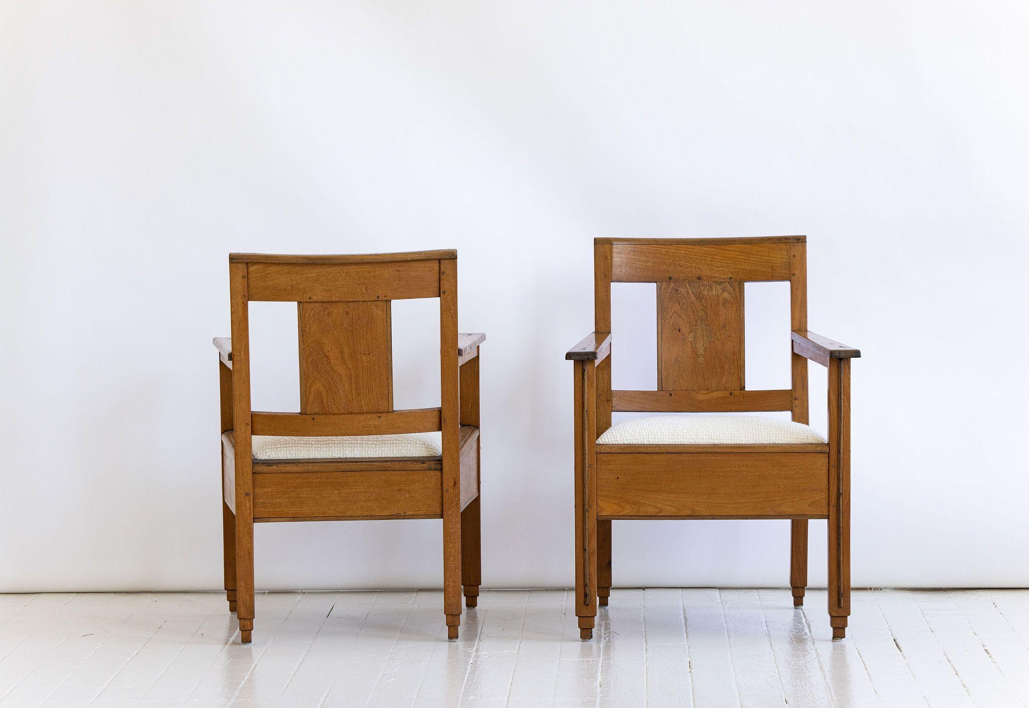 Mid-Century moderno Poltrone Holland dei primi del Novecento [Coppia] in vendita