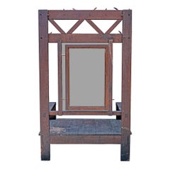 Early 20th Century Horned Throne Chair