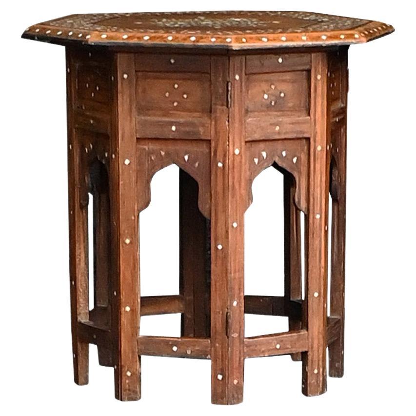 Early 20th Century Hoshiarpur Occasional Table 