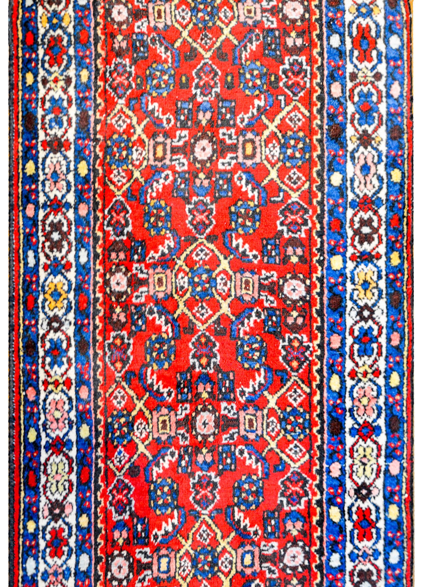 Tabriz Early 20th Century Hosseinabad Runner For Sale