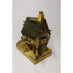 Early 20th Century Hotel Post Box in the Form of a Half Timbered Inn, circa 1930