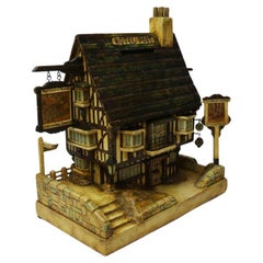 Vintage Early 20th Century Hotel Post Box in the Form of a Half Timbered Inn, circa 1930
