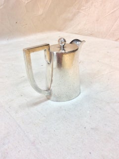 Early 20th Century Hotel Silver Silverplate Tea Pot, Grimm's Park Hotel