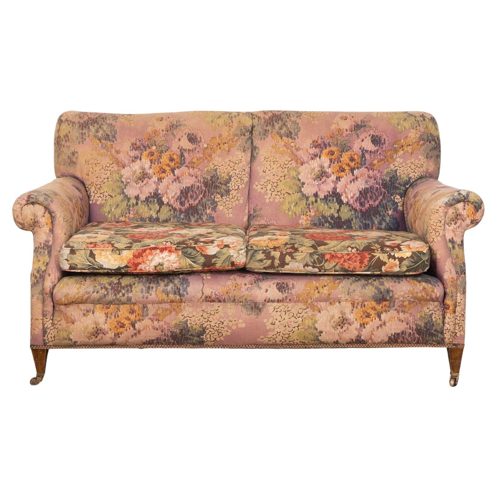 Early 20th Century Howard Style Sofa by Harrods, London