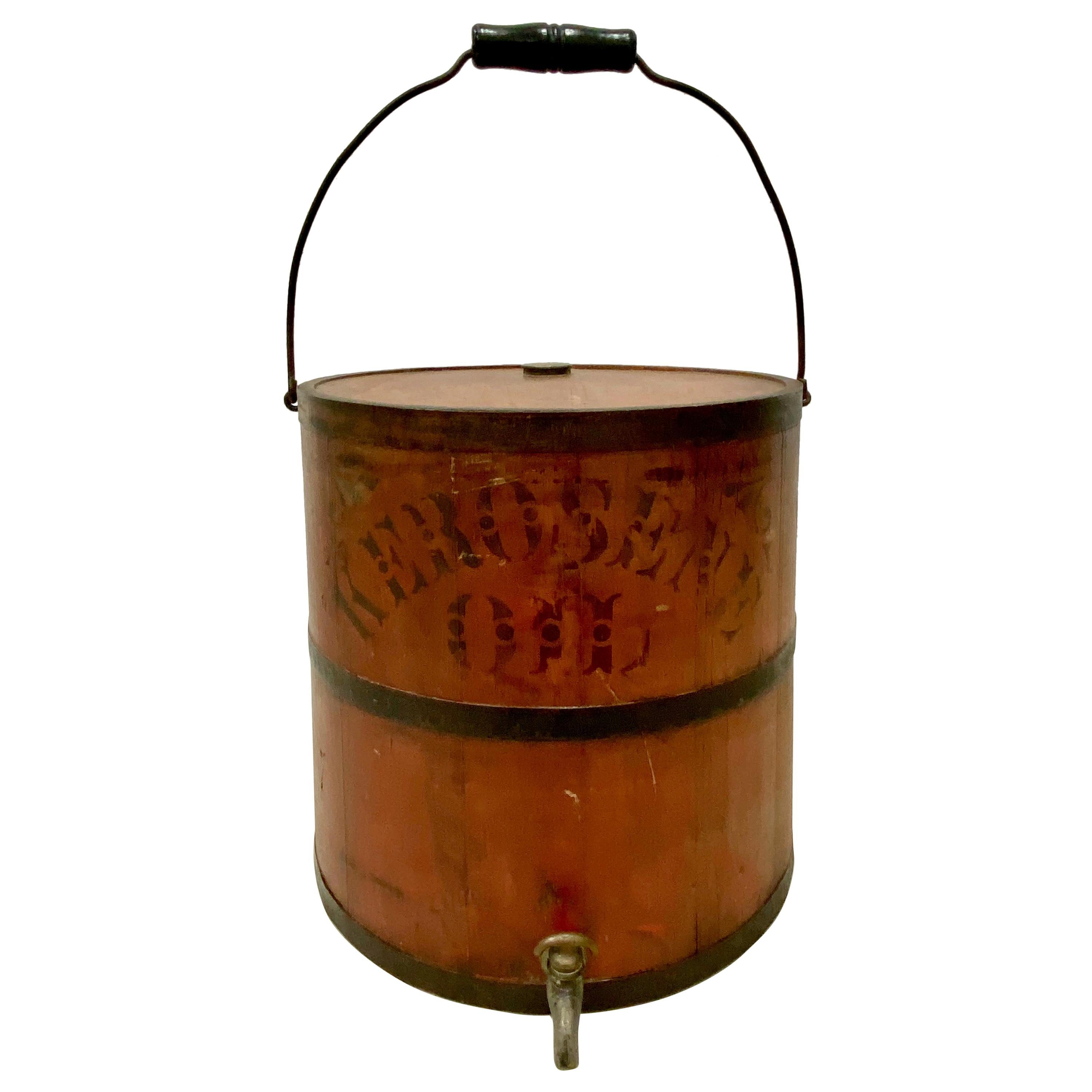 Early 20th Century "Impervious Safety Kerosene Can", circa 1915 For Sale