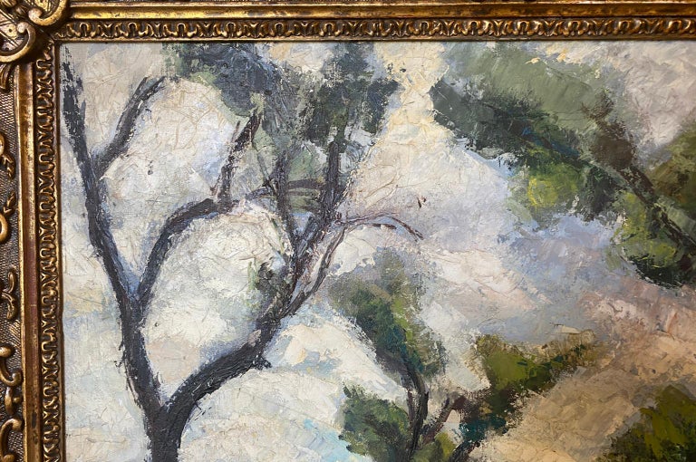 Early 20th Century Impressionist Oil on Canvas For Sale 1