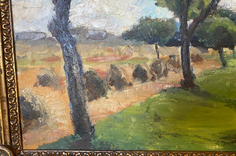 Early 20th Century Impressionist Oil on Canvas For Sale 2
