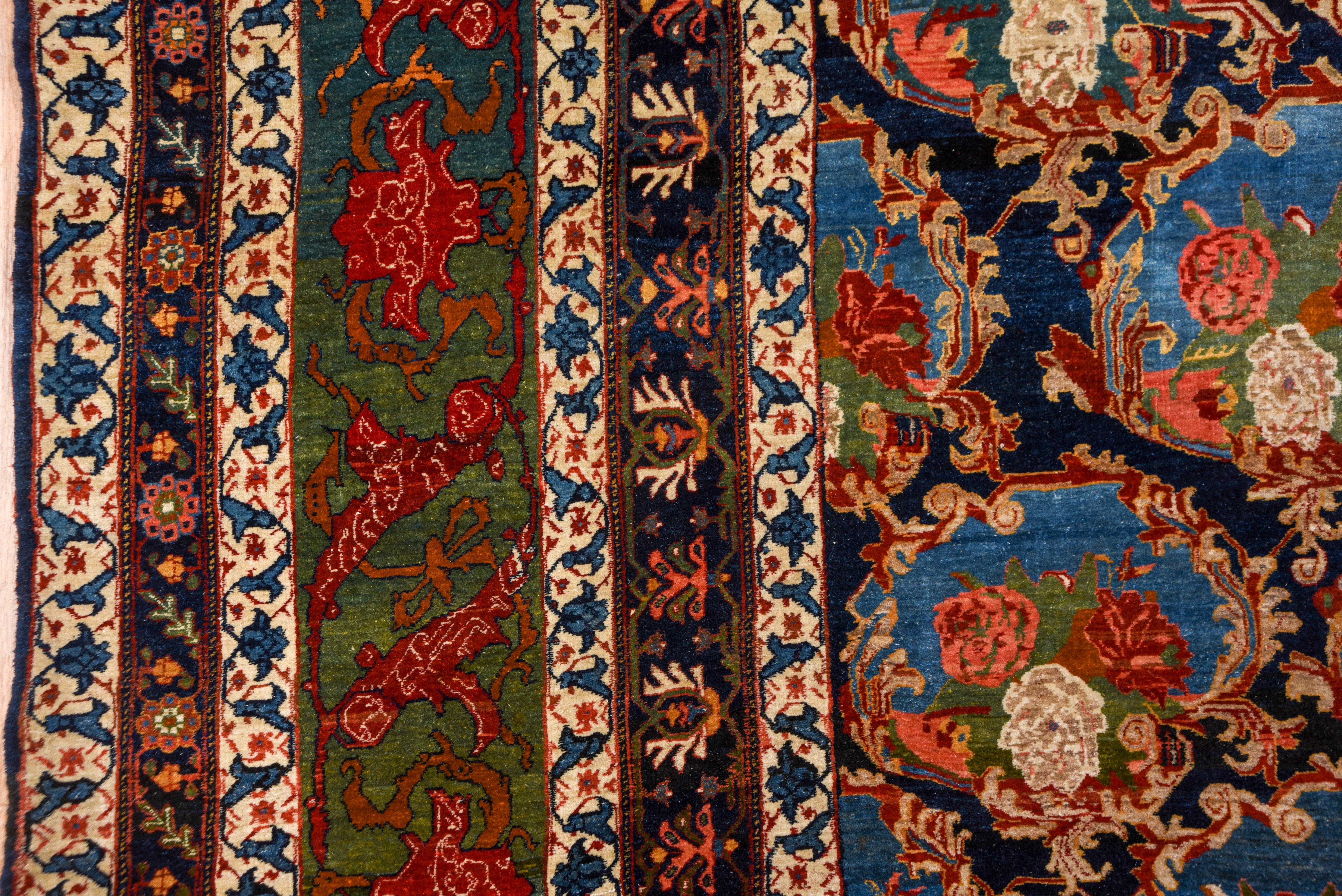 Wool Early 20th Century Incredible Persian Bidjar Carpet, Tribal, circa 1900s For Sale