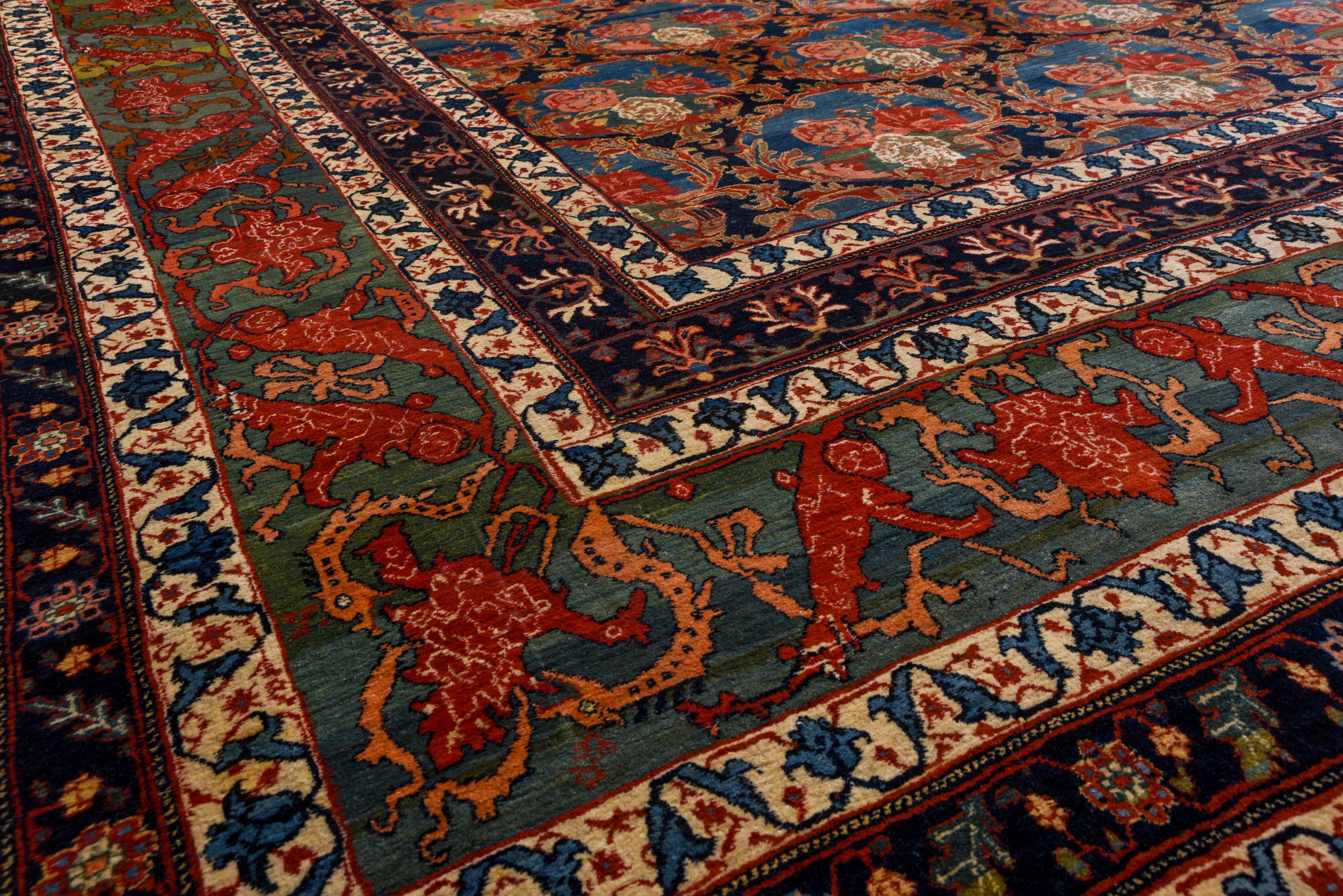 Early 20th Century Incredible Persian Bidjar Carpet, Tribal, circa 1900s For Sale 3