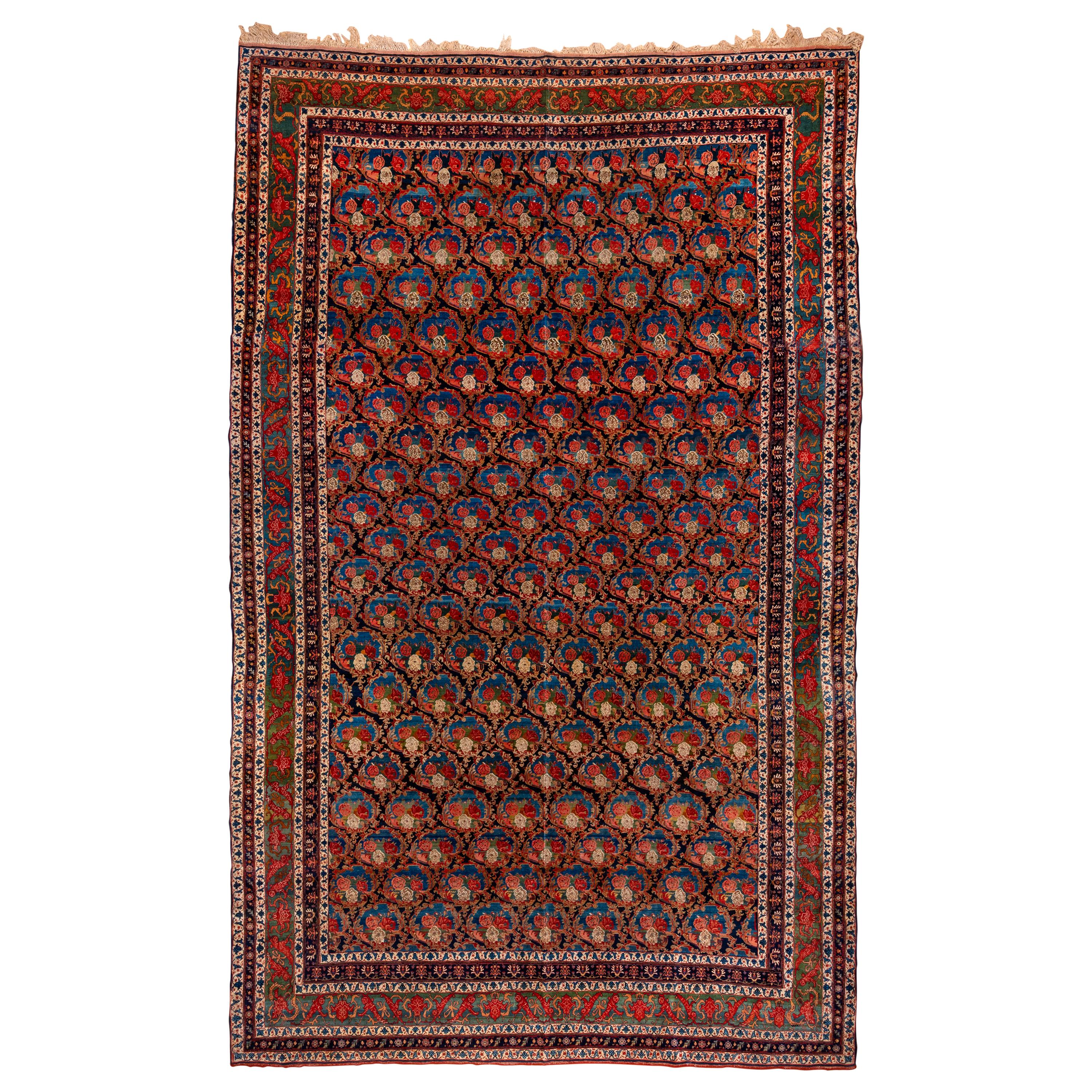 Early 20th Century Incredible Persian Bidjar Carpet, Tribal, circa 1900s For Sale