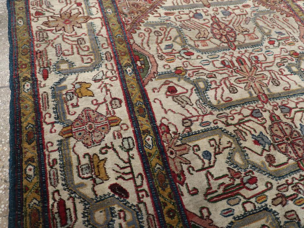 Indiano Tappeto d'accento indiano Agra dei primi del Novecento in vendita