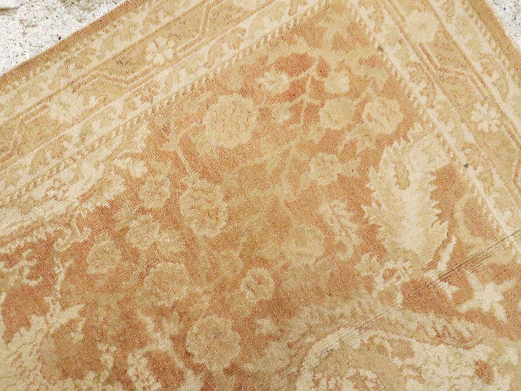 Annodato a mano Tappeto d'accento indiano Agra dei primi del Novecento in vendita