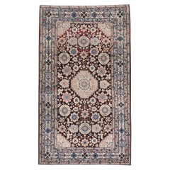 Early 20th Century Indian Agra Accent Rug