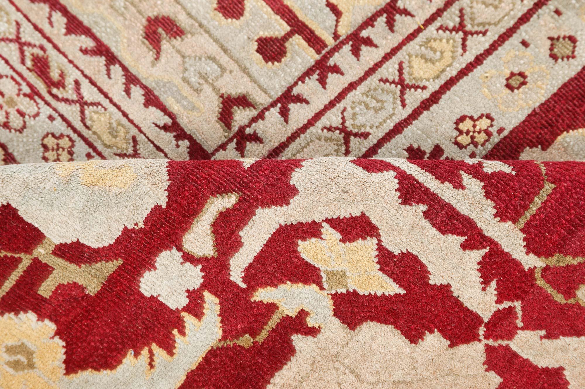Indischer Agra-Teppich aus dem frühen 20. im Angebot 4