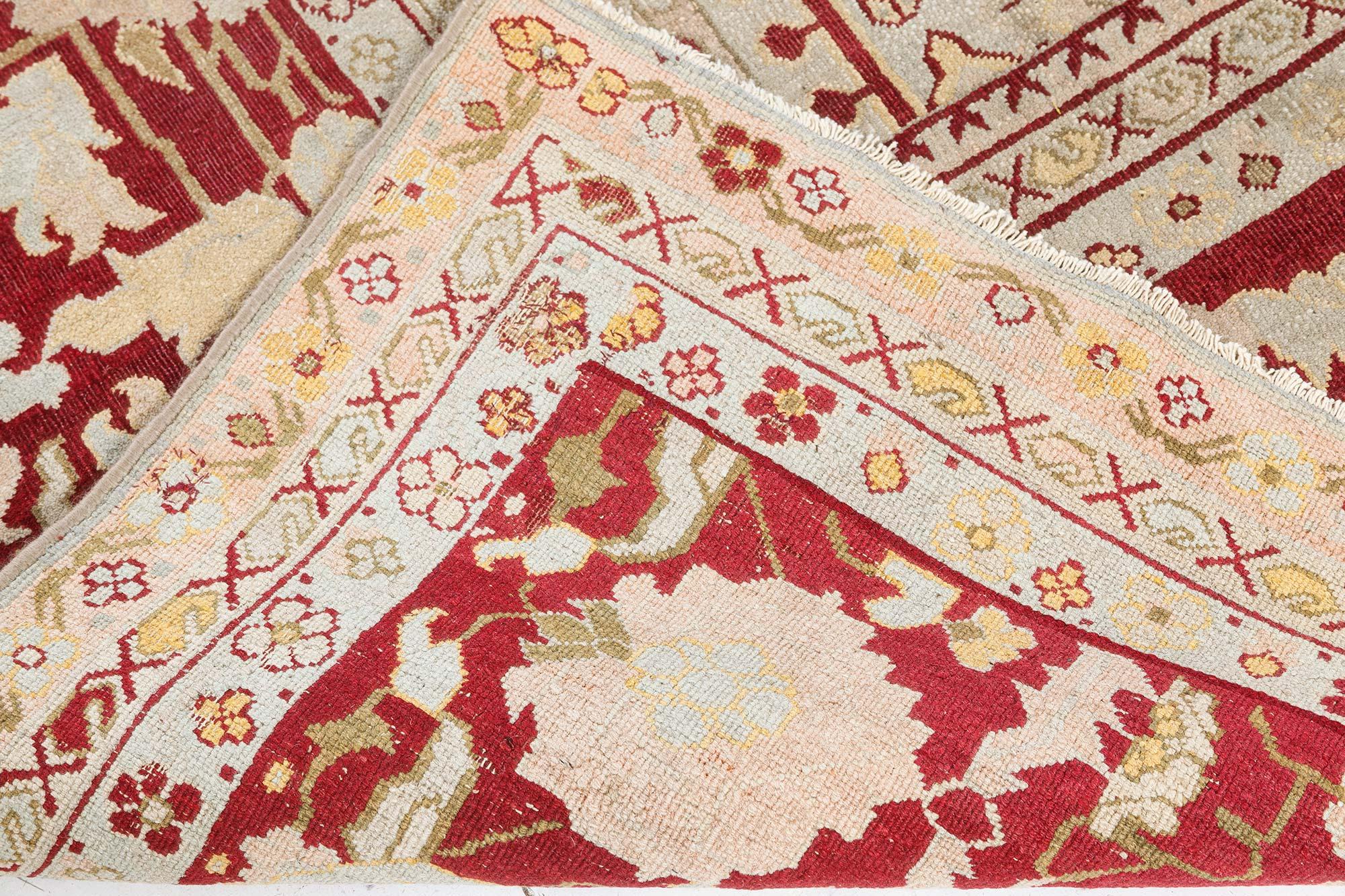 Indischer Agra-Teppich aus dem frühen 20. im Angebot 5