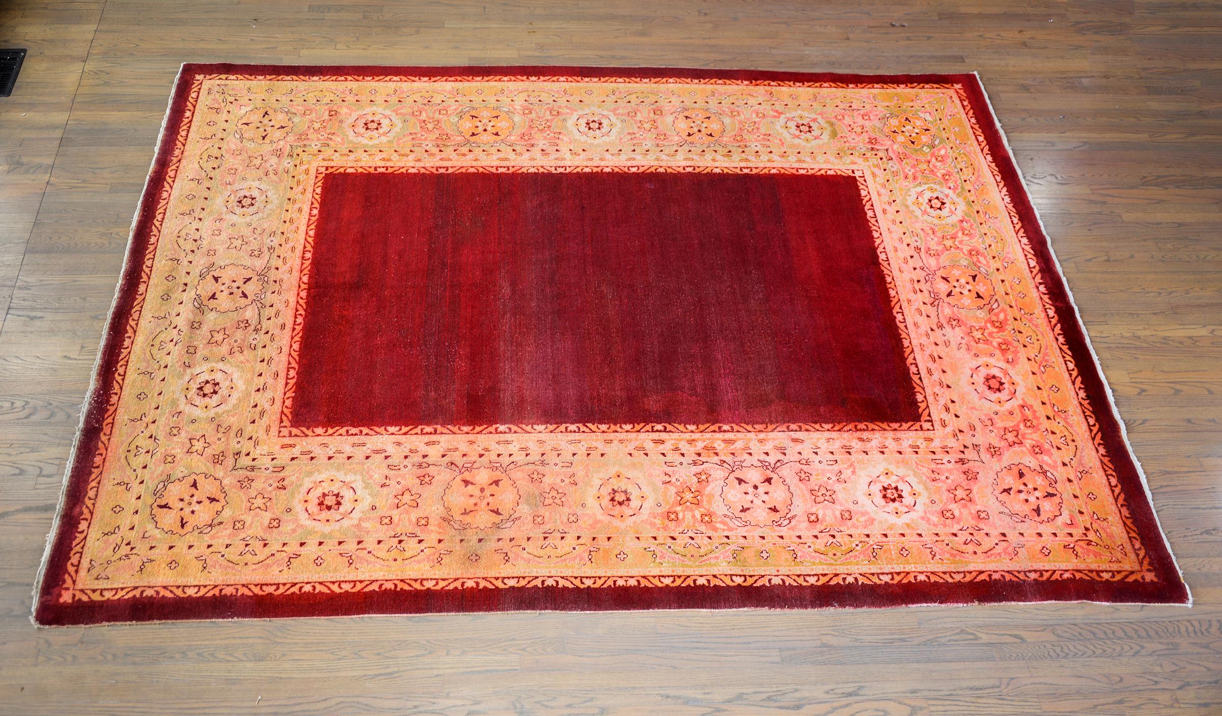 Early 20th Century Indian Agra Rug For Sale 6