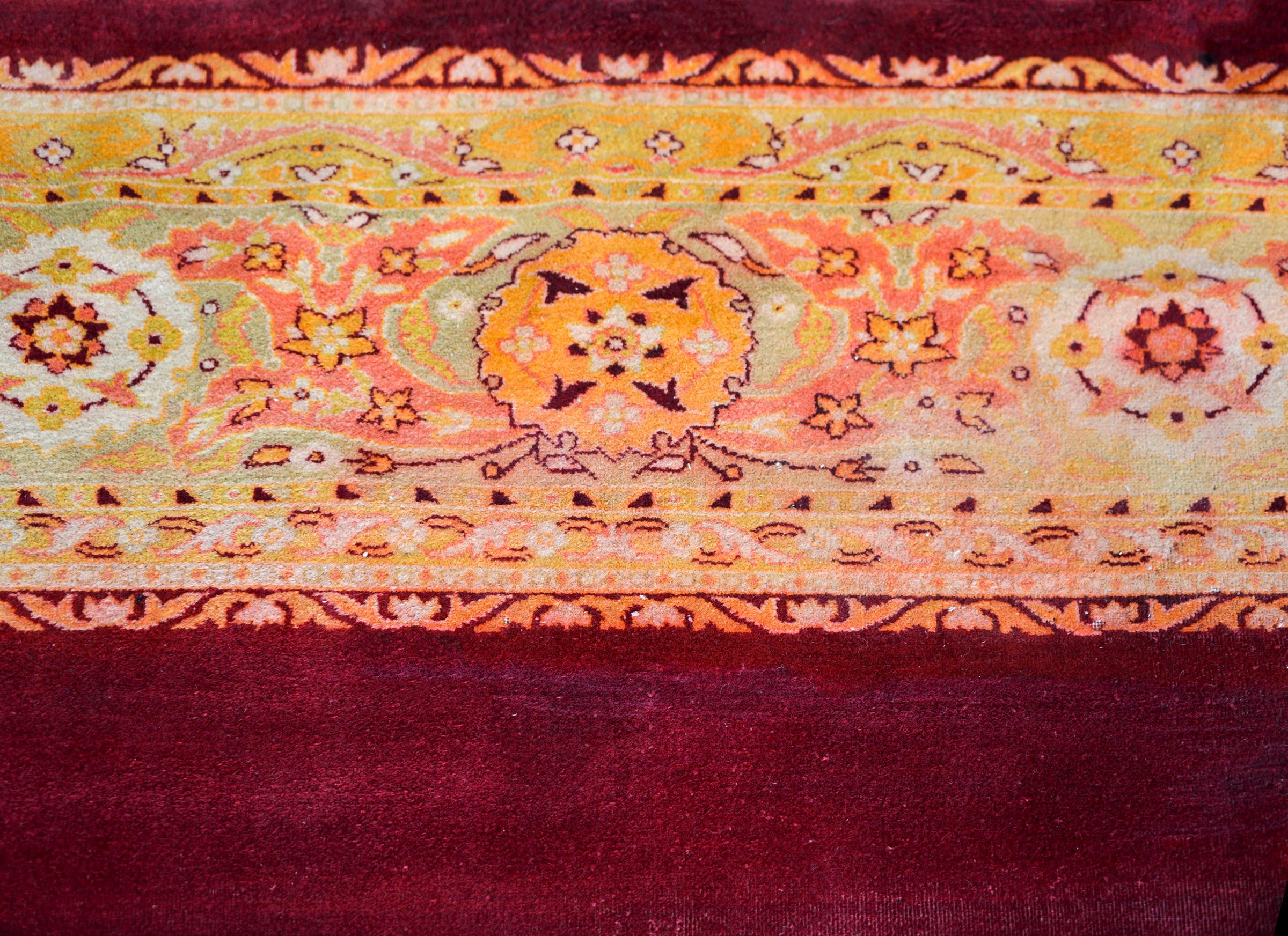 Early 20th Century Indian Agra Rug For Sale 2