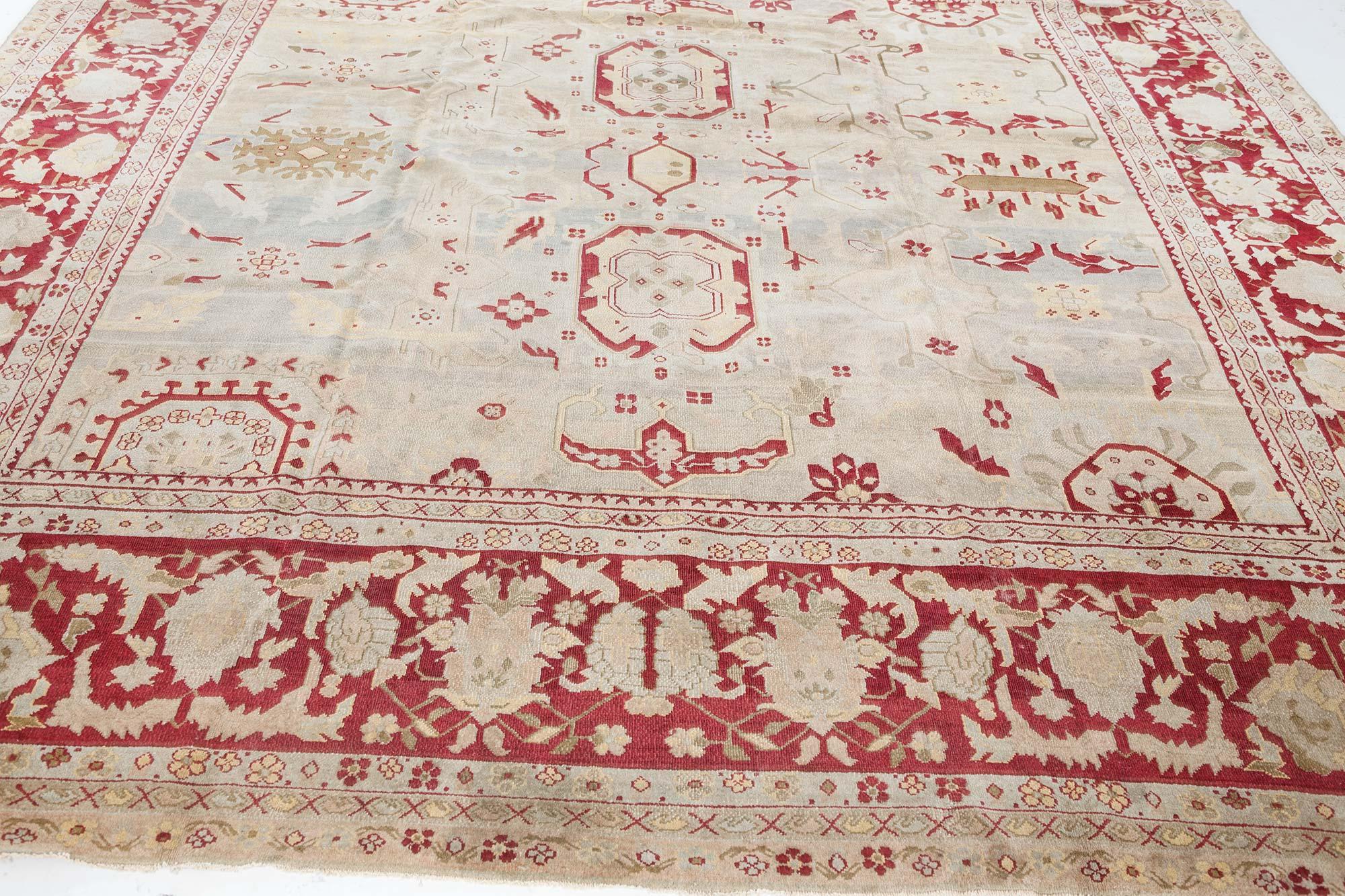 Indischer Agra-Teppich aus dem frühen 20. im Angebot 3