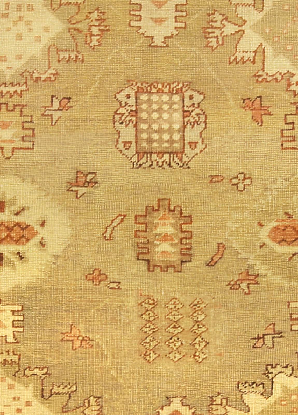 Early 20th century Indian Amritsar handmade wool rug
Size: 8'7