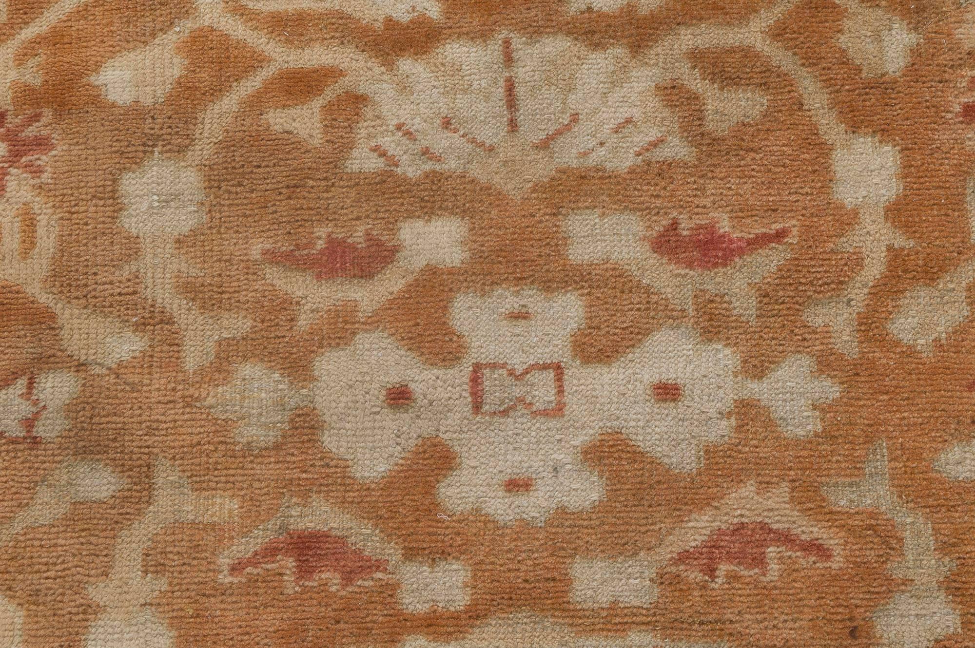 Hand-Woven Early 20th Century Indian Amritsar Handmade Rug For Sale