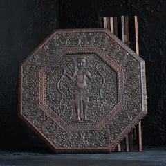 Early 20th Century Indian Carved Folding Table