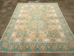 Galerie Shabab Collection Early 20th Century Indian Cotton Agra Accent Carpet