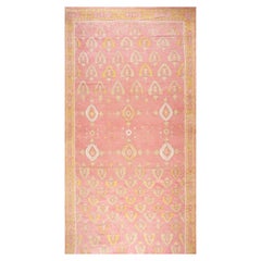 Tappeto Agra in cotone indiano dei primi del Novecento ( 11'10" x 24'2" - 360 x 737 )