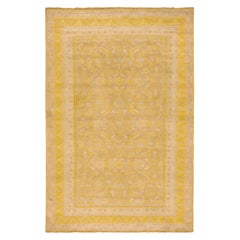 Tappeto Agra in cotone indiano dei primi del Novecento ( 4'7" x 7'2" - 140 x 218 )