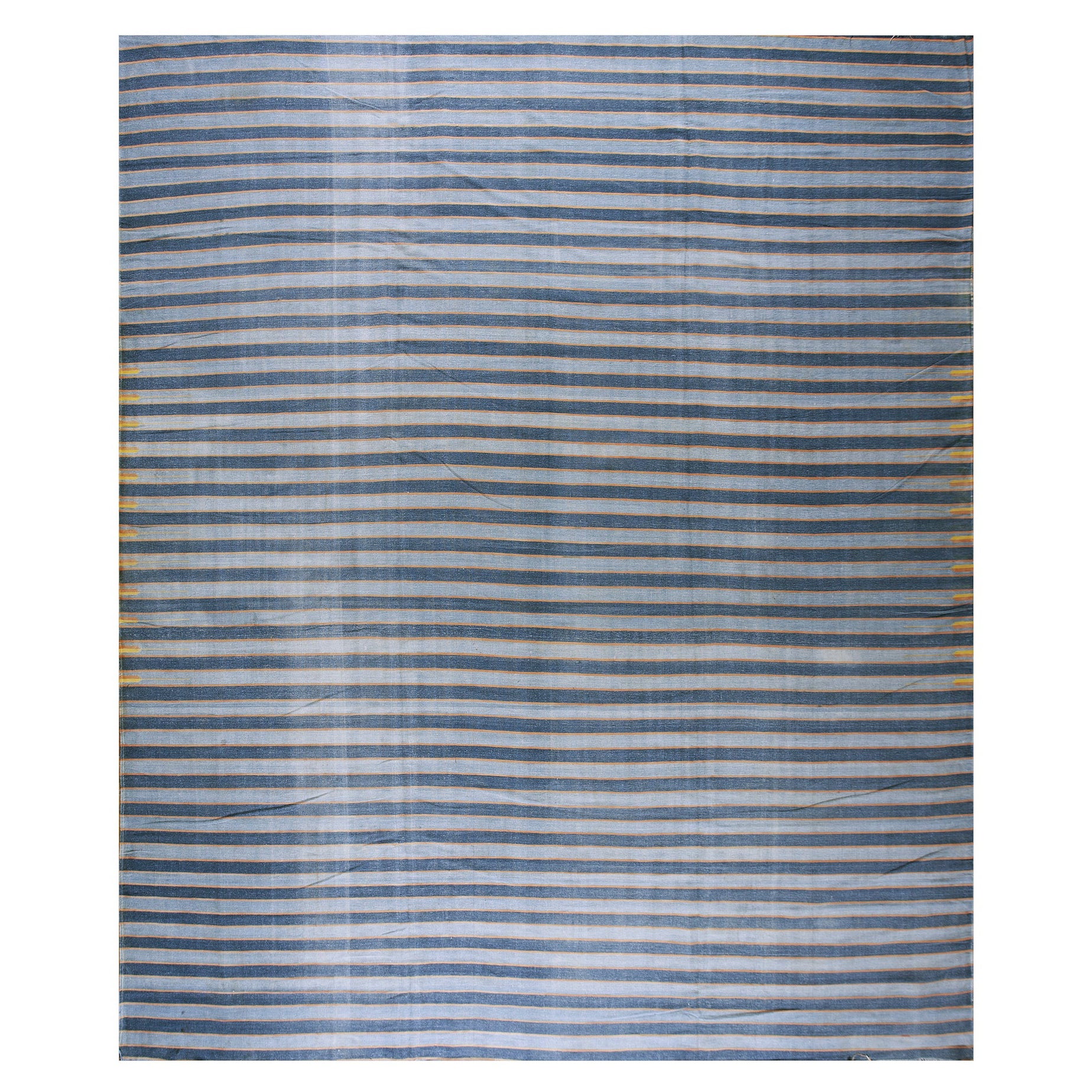 Tappeto Dhurrie in cotone indiano dei primi del '900 ( 12' x 14'4'' - 366 x 436 )