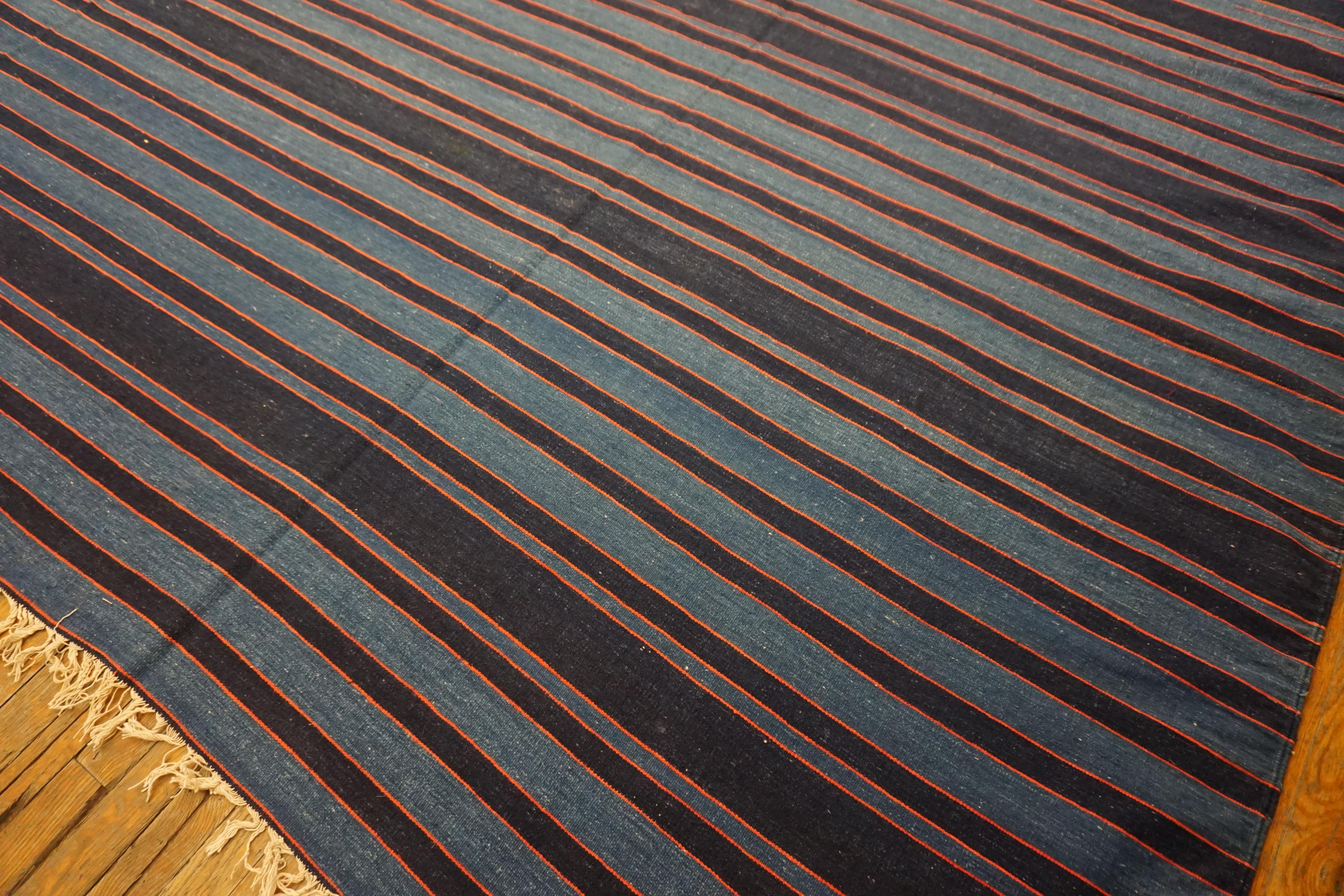 Indischer Dhurrie-Teppich aus Baumwolle des frühen 20. Jahrhunderts ( 13'9'' x 16'2'' - 420 x 493 ) im Angebot 2