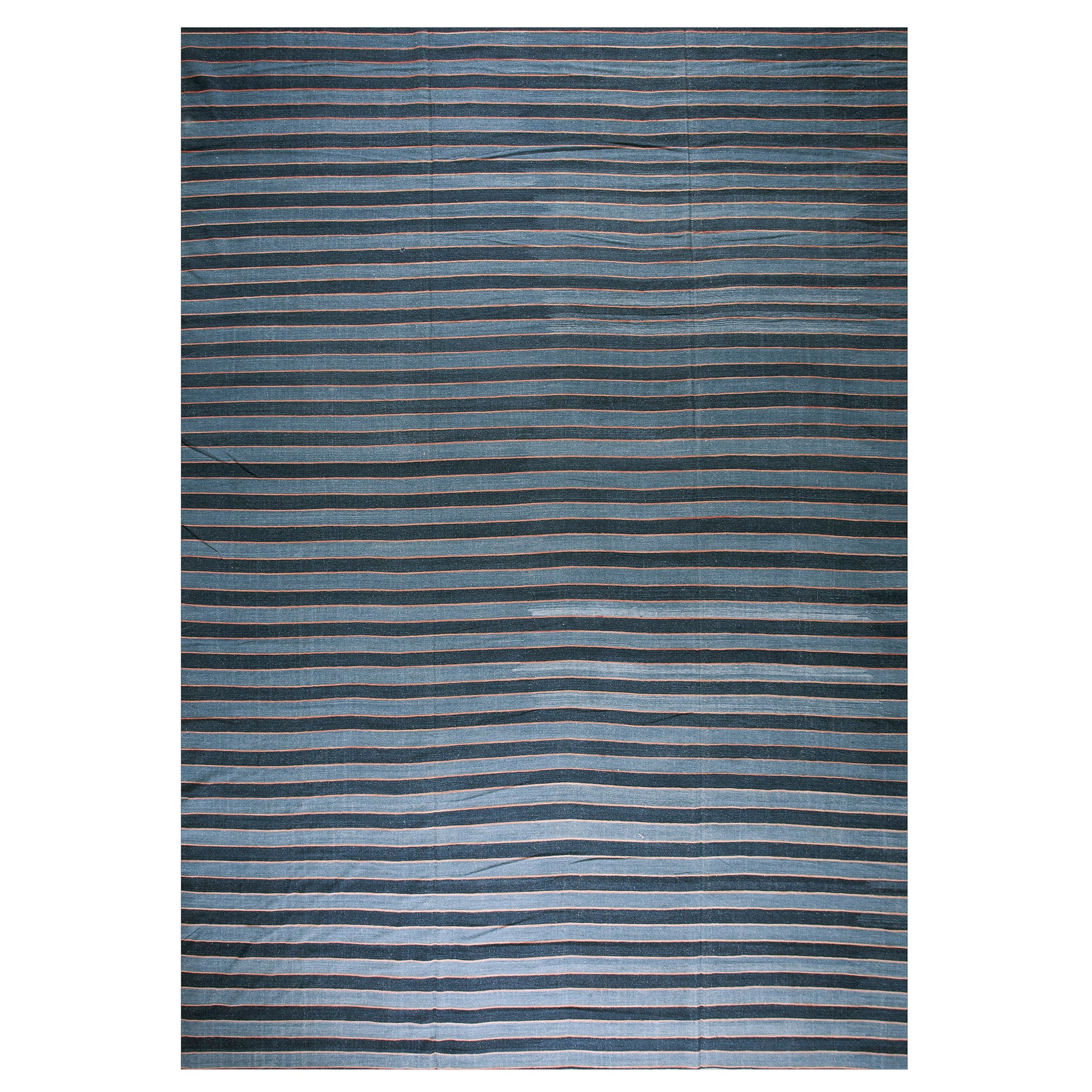 Tappeto Dhurrie in cotone indiano dell'inizio del XX secolo (16'8" x 16'9")  508 x 510 )