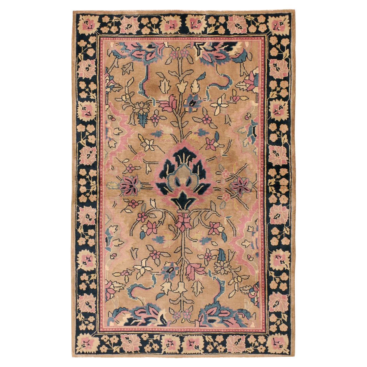 Early 20th Century Indian Lahore Accent Rug