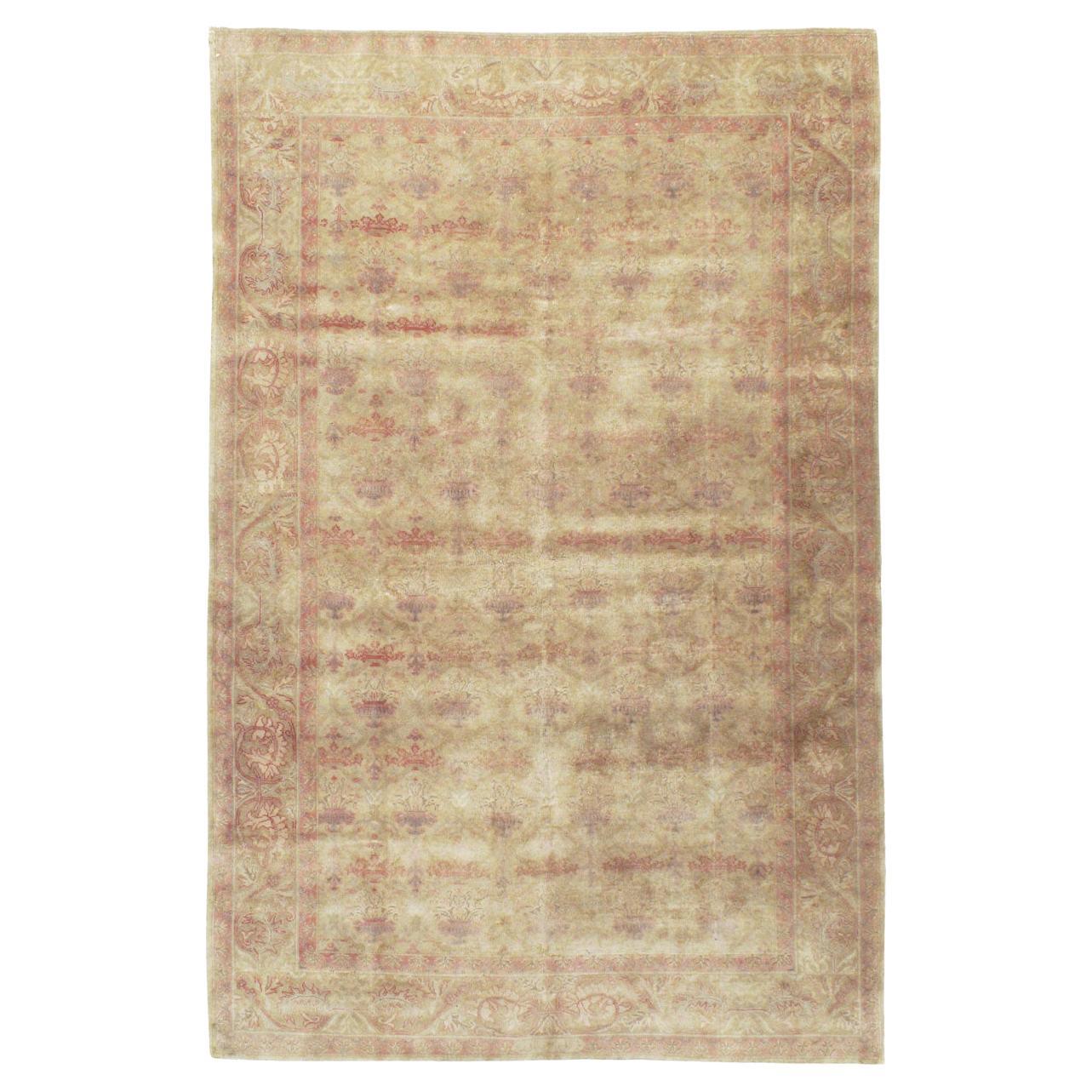 Early 20th Century Indian Lahore Accent Rug