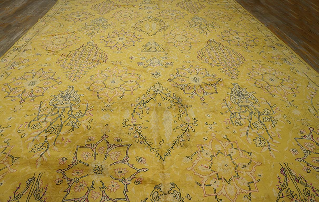 Early 20th Century Indian Lahore Carpet ( 11' x 22'4
