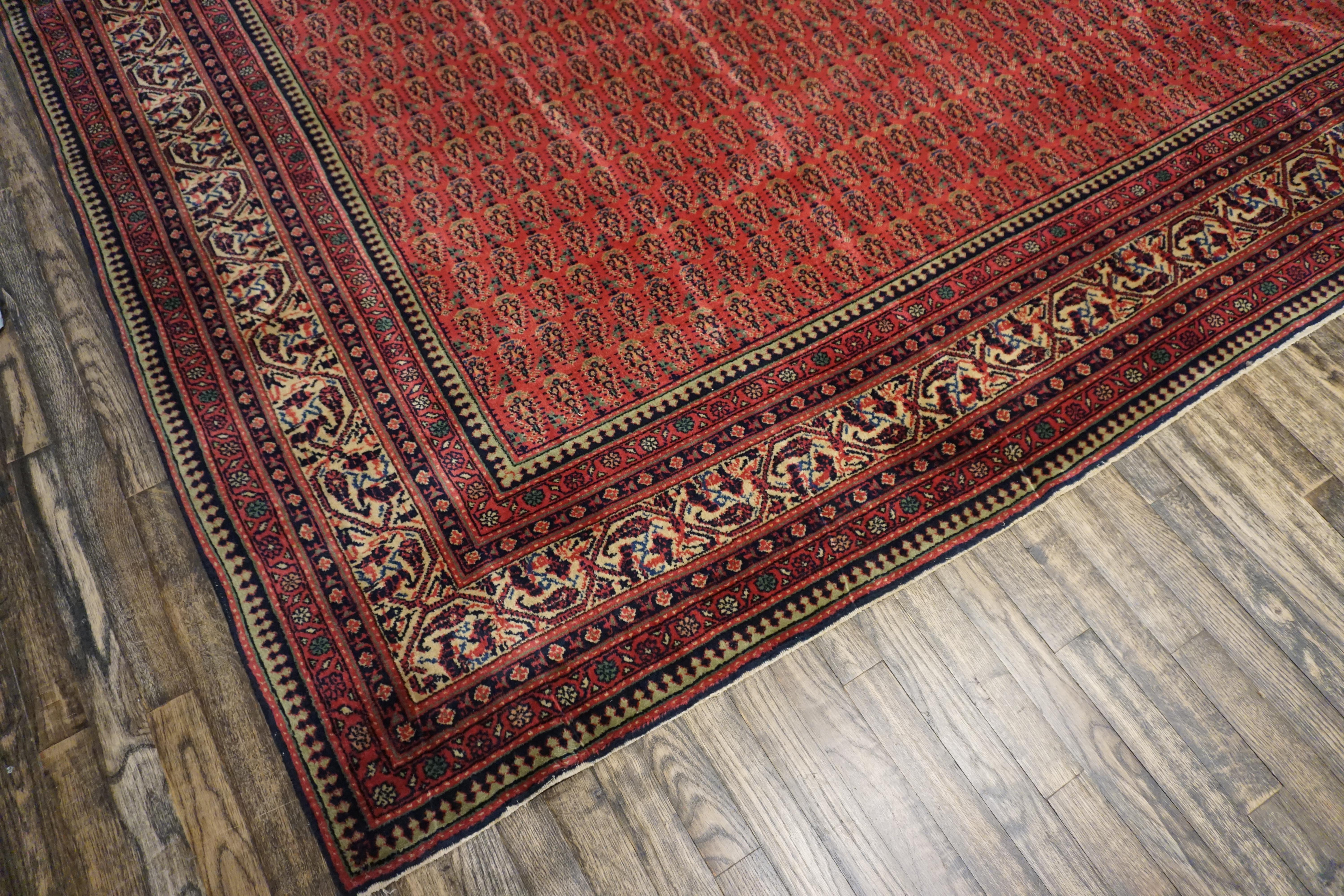Early 20th Century Indian Lahore Paisley Carpet ( 12' x 20' 366 x 610 ) For Sale 2