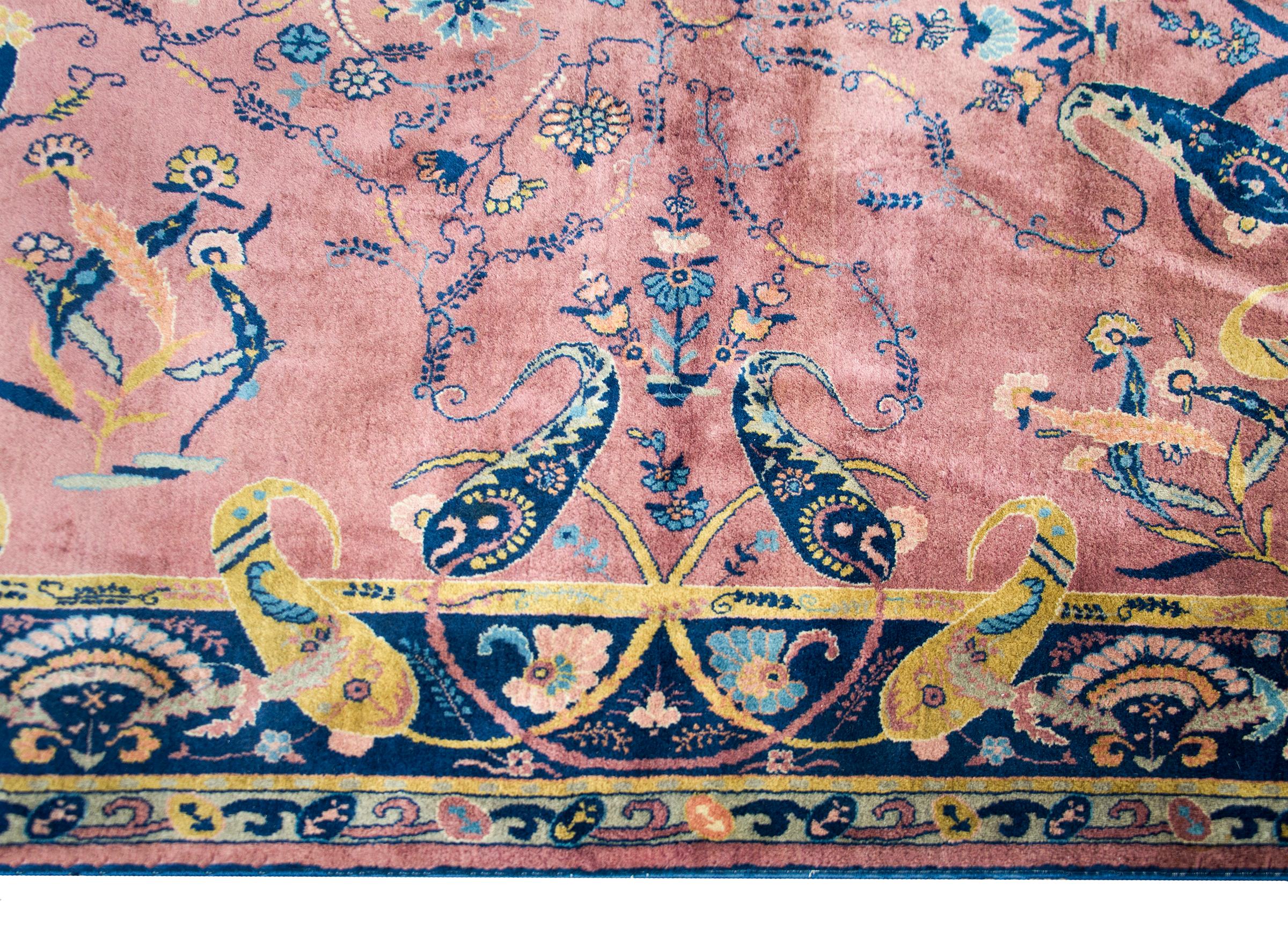 Early 20th Century Indian Lahore Rug For Sale 5