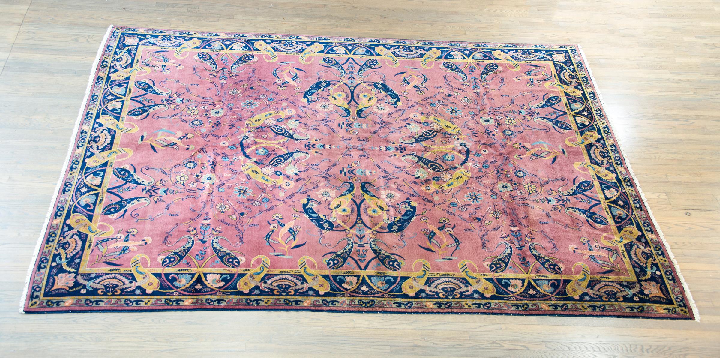 Early 20th Century Indian Lahore Rug For Sale 7