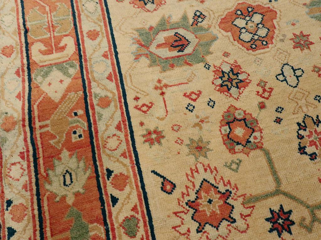 Indischer Lahore-Würfelteppich aus dem frühen 20. (Handgeknüpft) im Angebot