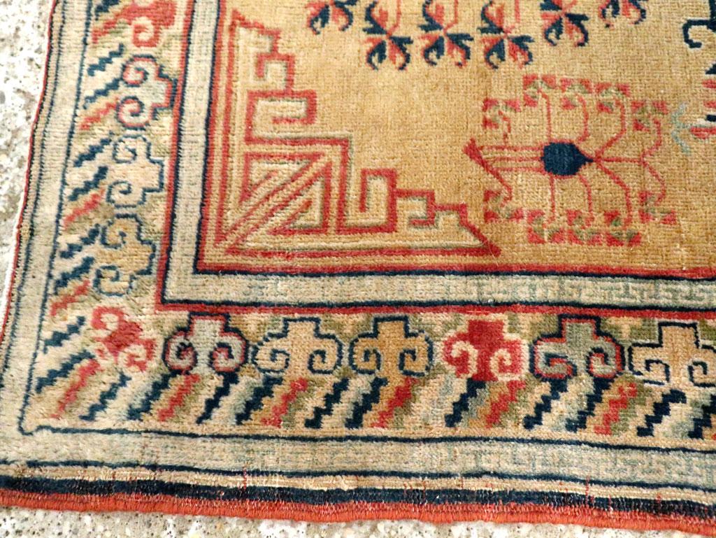 XX secolo Tappeto da lancio indiano Lahore dei primi del Novecento in vendita