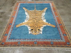 Galerie Shabab Collection Early 20th Century Indian Pictorial Agra Carpet