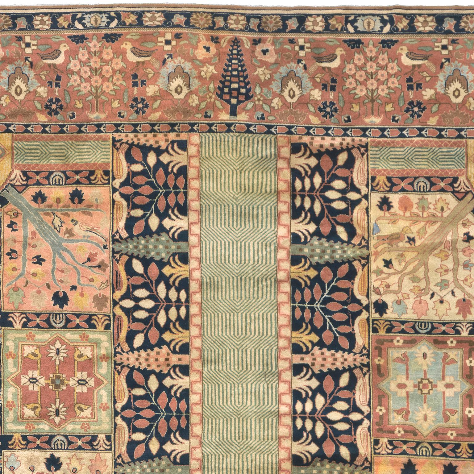 Indian Early 20th Century Indo-Persian Rug For Sale