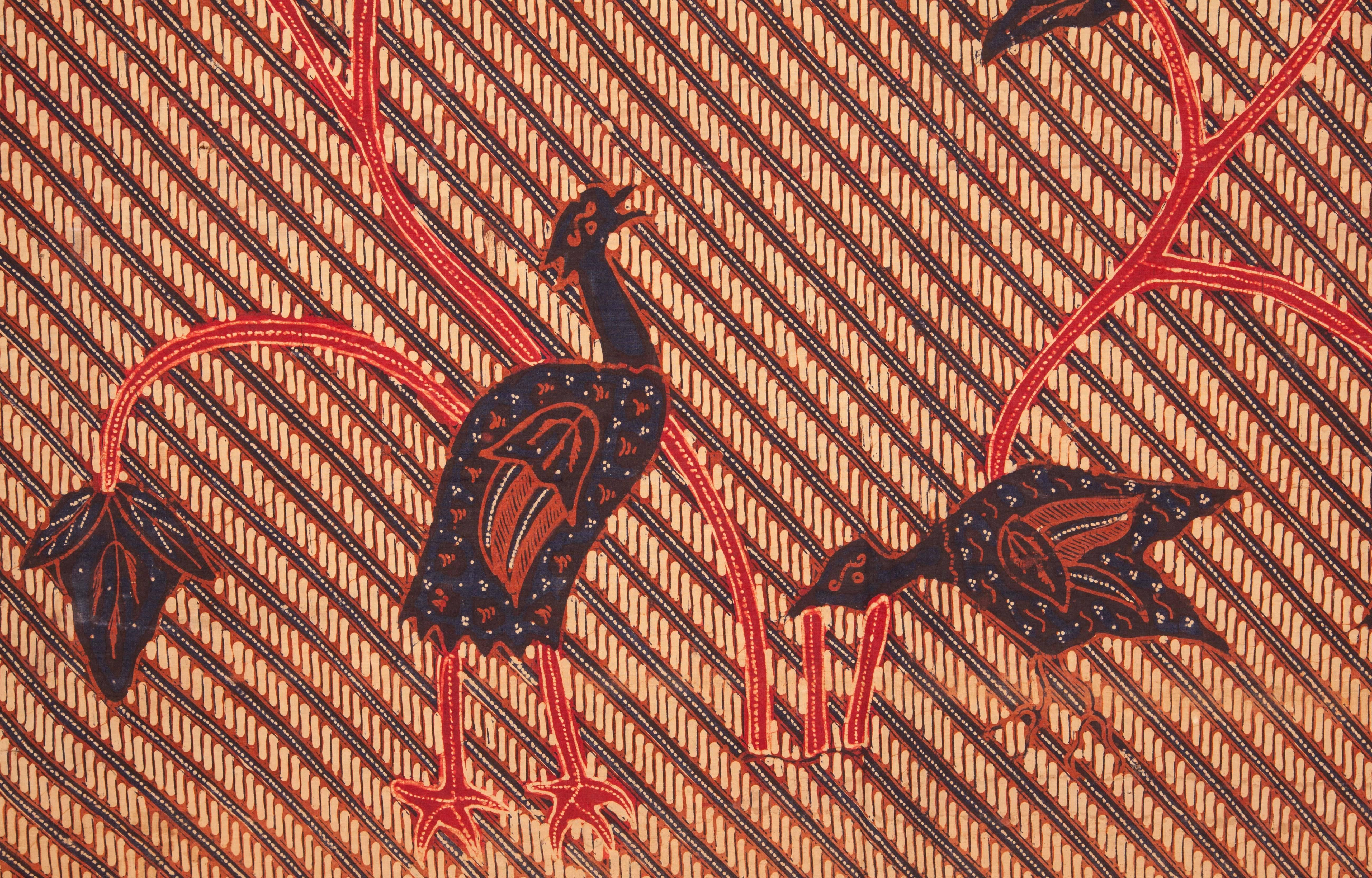 Indonesischer Batik des frühen 20. Jahrhunderts im Zustand „Gut“ im Angebot in Istanbul, TR
