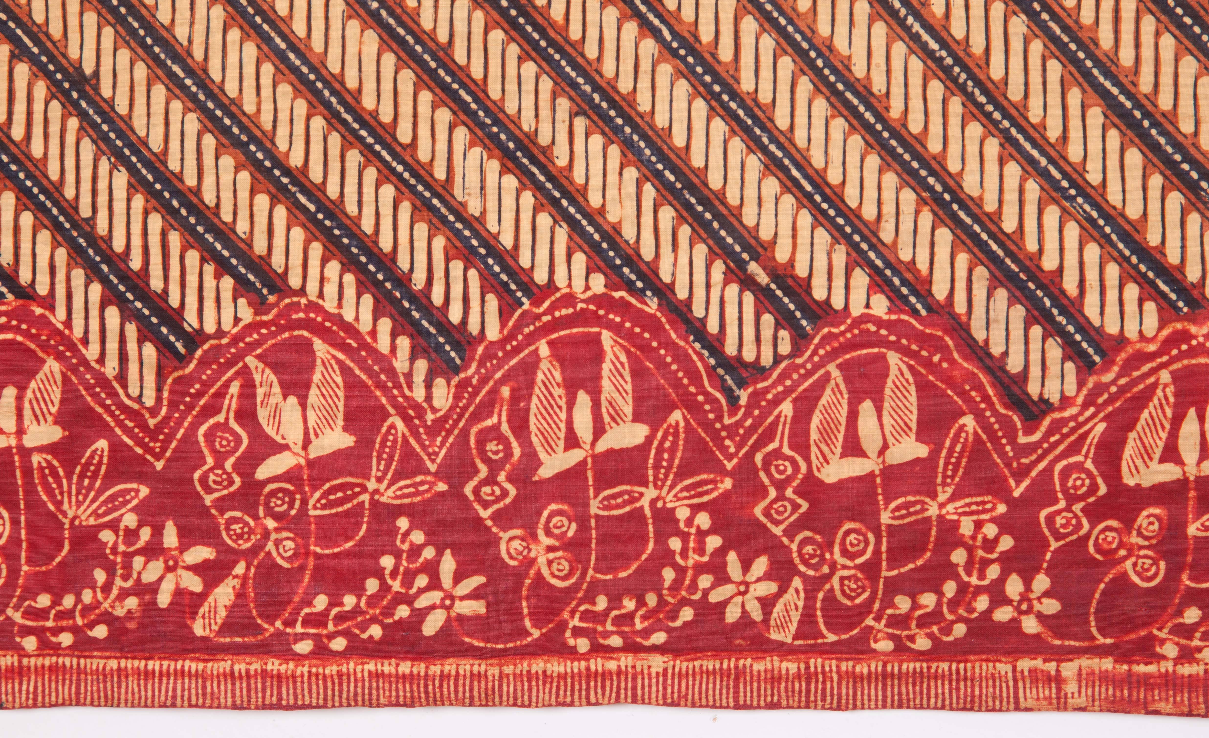 Cotton Early 20th Century Indonesian Batik For Sale